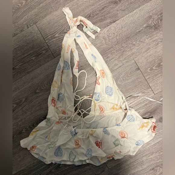 Day Off White Patterned Top - Picture 2 of 3